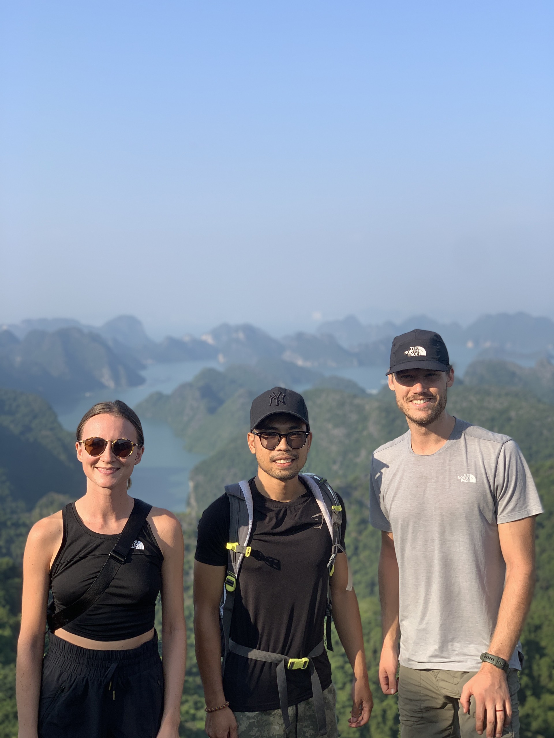 Navy Peak hike panoramic view Cat Ba National Park Vietnam